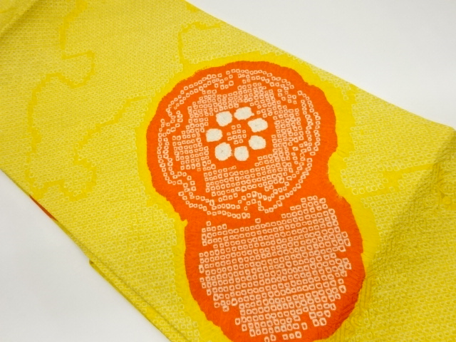 絞り鏡裏に鹿の子模様名古屋帯